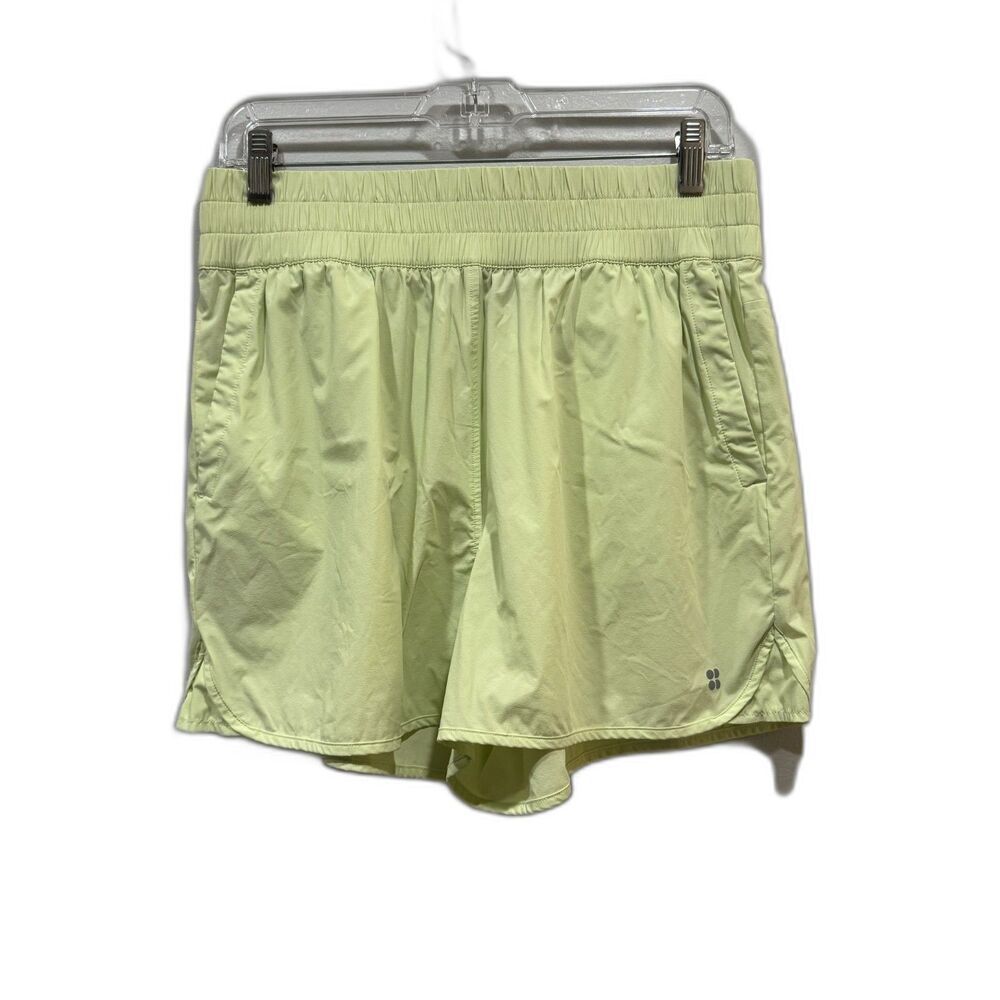 Sweaty Betty Relay Shell Shorts Athletic Unlined Green Running Gym Women US sz 8